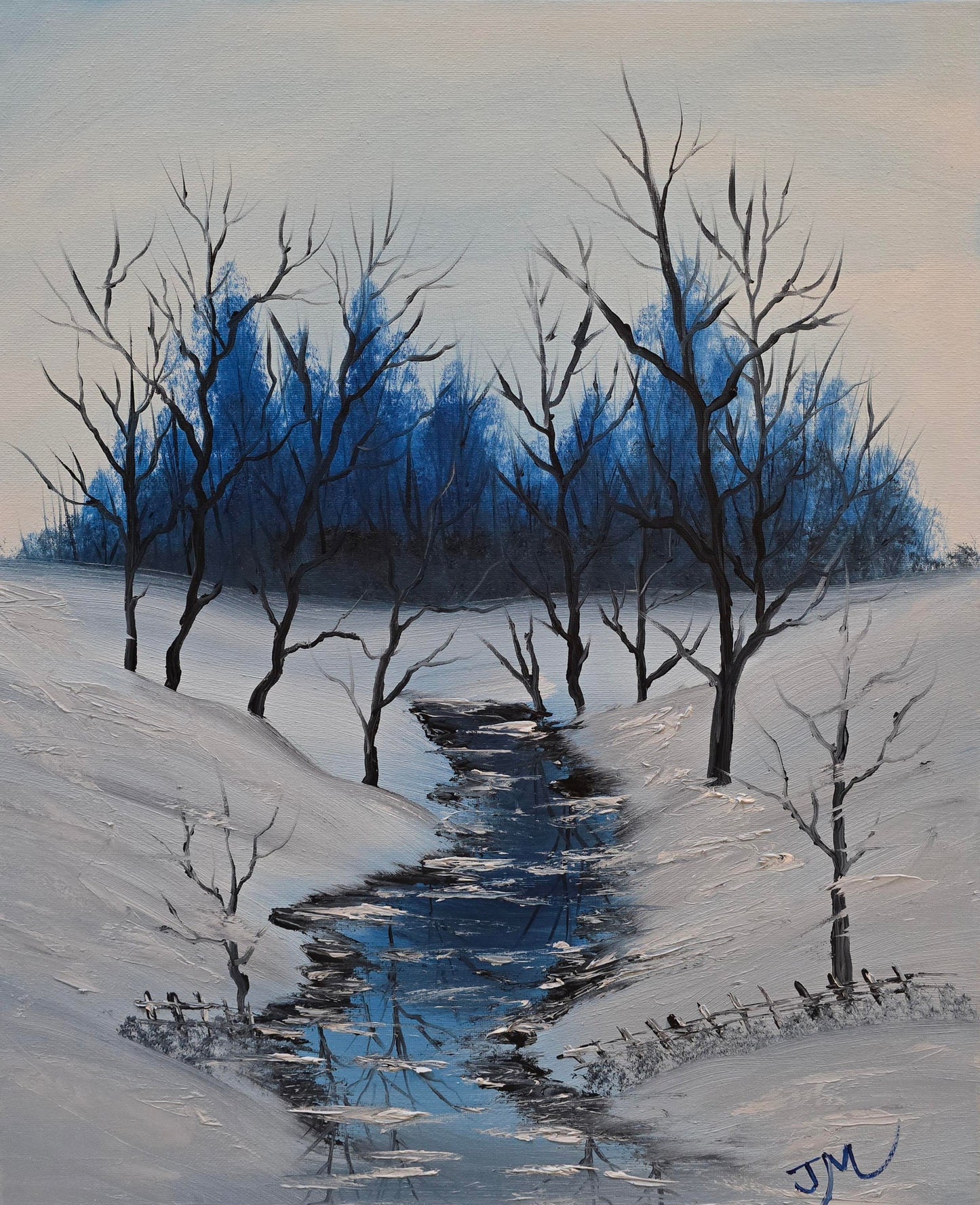 16x20 Winter River