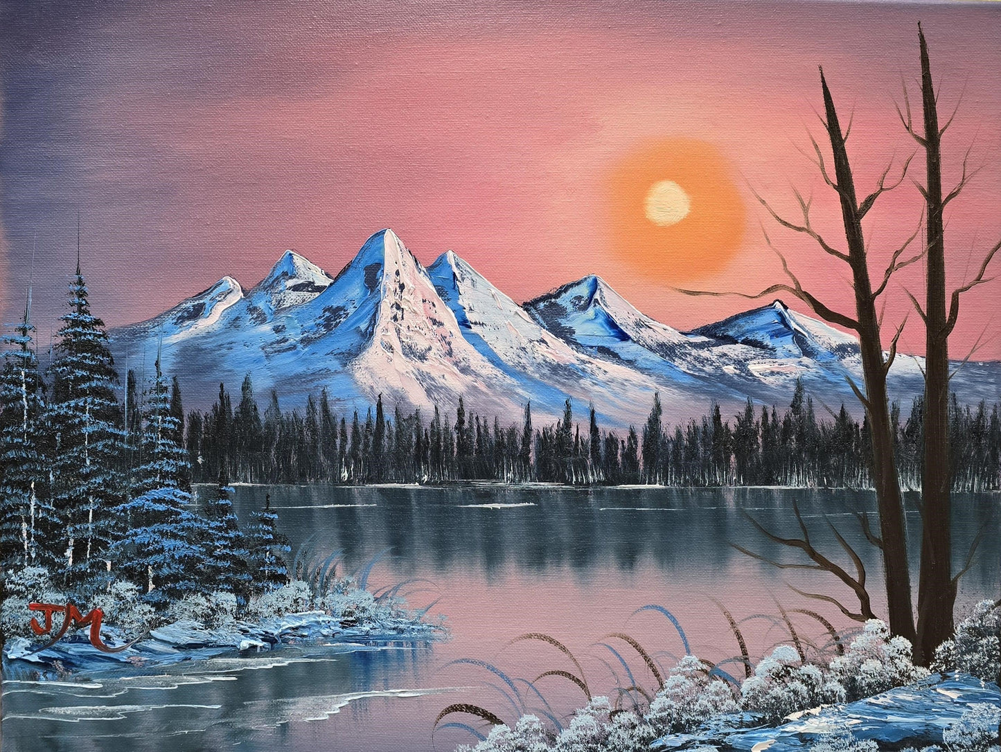 16 x 20 Winter Sunrise