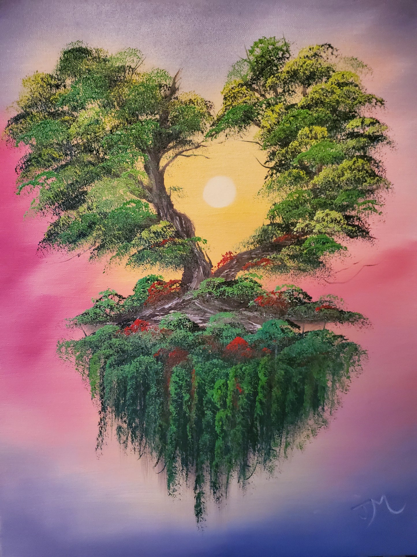 16x20 Floating Tree